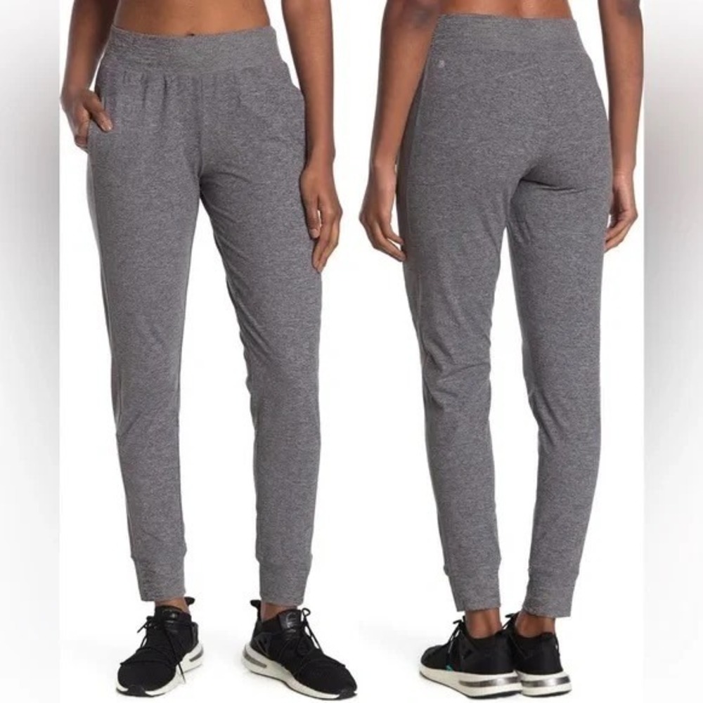 Zella Gray Jogger Leggings Stretch Athleisure Sweatpants Women's‎ L